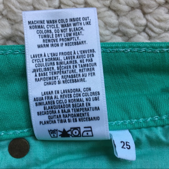 2/$10! Rich & Skinny mid-rise green jeans - Picture 10 of 10